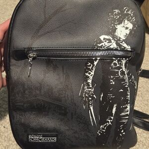 Edward Scissorhands Graphic Black Backpack